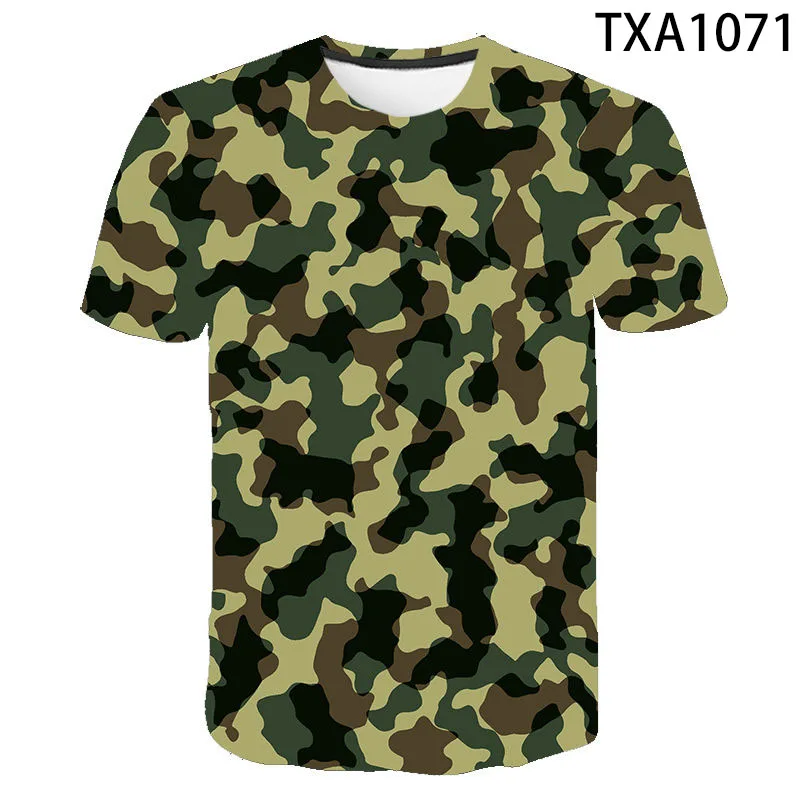3D Summer Printed T Shirts Military Camouflage Casual Men Women Children Fashion Short Sleeve Boy Girl Kids Short Sleeve Tops
3D Summer Printed T Shirts Military Camouflage Casual Men Women Children Fashion Short Sleeve Boy Girl Kids Short Sleeve Tops