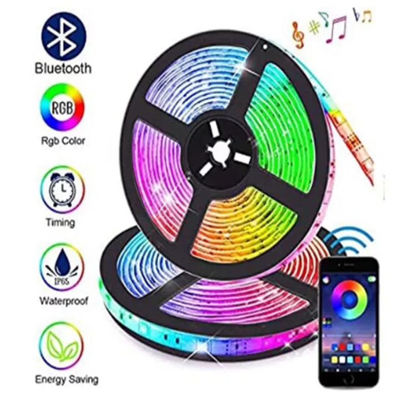 24M 20M 15M Led Strip Lights 5050 Waterproof RGB DC 12V/24V Flexible Tape Led Ribbon Led Strip 5M 10M With Phone Bluetooth APP
24M 20M 15M Led Strip Lights 5050 Waterproof RGB DC 12V/24V Flexible Tape Led Ribbon Led Strip 5M 10M With Phone Bluetooth APP
