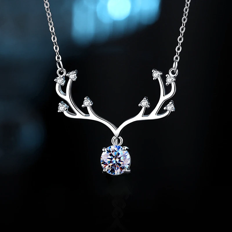 Yilu Has You Pendants White Rose Gold Moissanite Necklace 1ct 925 Silver Set Zircon Necklaces For Women Wedding Gift Jewelry
Yilu Has You Pendants White Rose Gold Moissanite Necklace 1ct 925 Silver Set Zircon Necklaces For Women Wedding Gift Jewelry