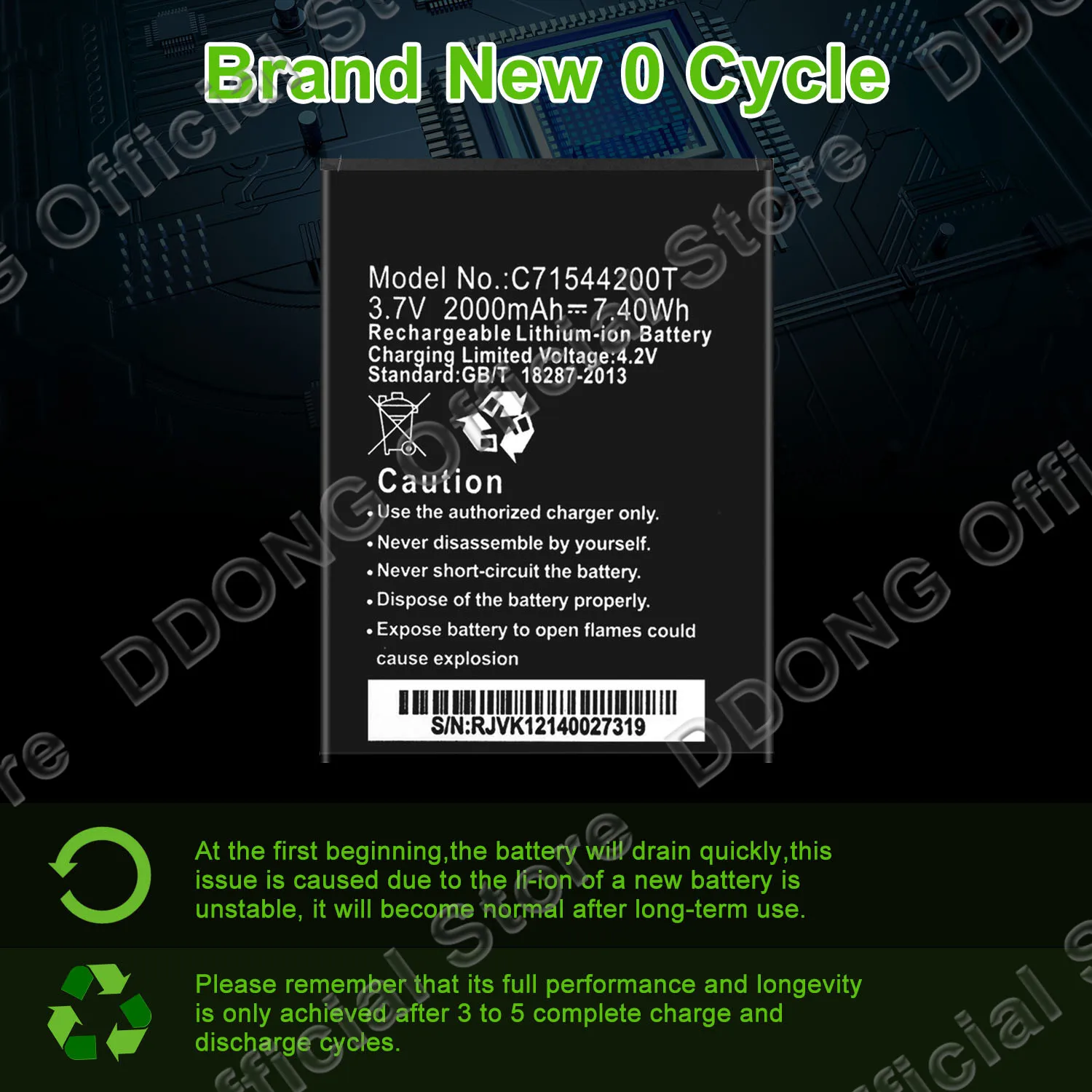 Replacement Battery C71544200T For BLU Studio G D790 D790L D790U D790Q Battery With Tool Kit
Replacement Battery C71544200T For BLU Studio G D790 D790L D790U D790Q Battery With Tool Kit
