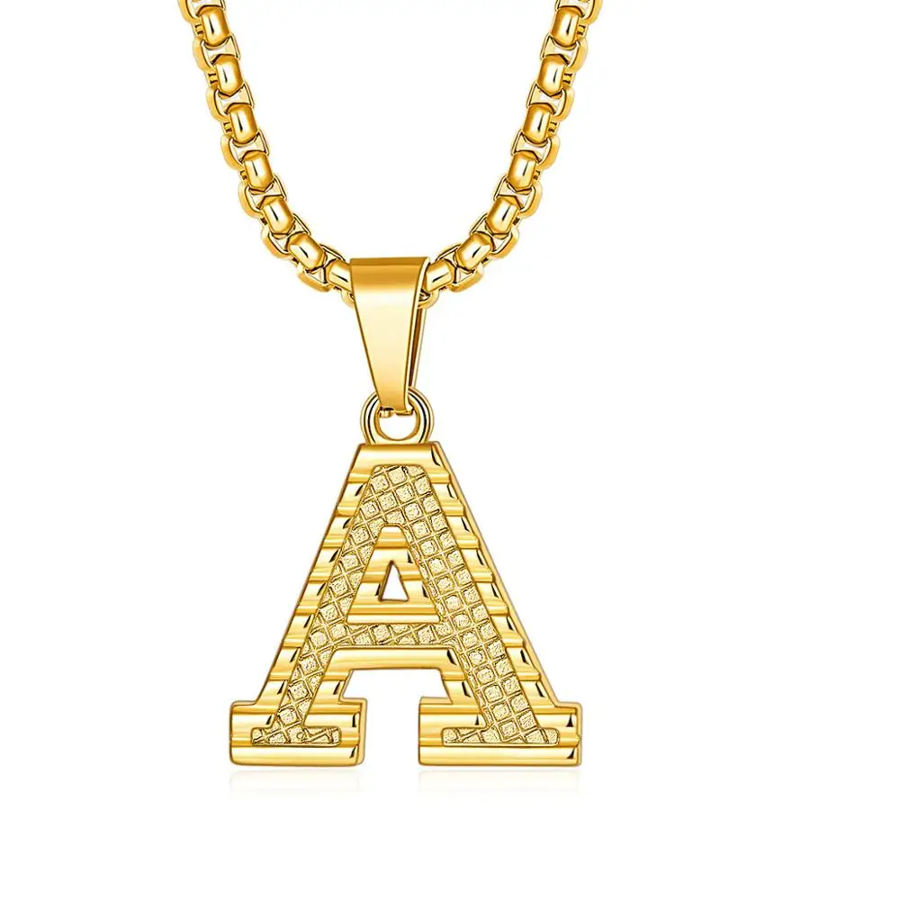A-Z Pendant Letter Necklace for Men Women Stainless Steel Gold Alphabet Pendant Necklaces Wholesale Dropshipping Jewelry
A-Z Pendant Letter Necklace for Men Women Stainless Steel Gold Alphabet Pendant Necklaces Wholesale Dropshipping Jewelry