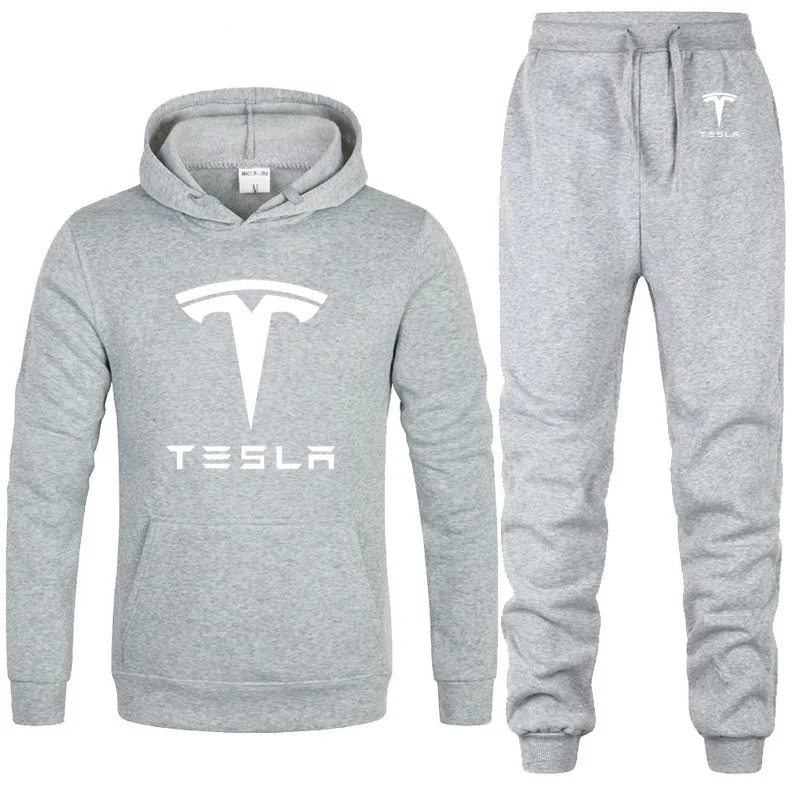 2021 NEW Hoodies Men Tesla Car Logo Printed unisex Sweatshirt Fashion Men Hoodie Casual Fleece Hoodies Pants Suit 2Pcs
2021 NEW Hoodies Men Tesla Car Logo Printed unisex Sweatshirt Fashion Men Hoodie Casual Fleece Hoodies Pants Suit 2Pcs