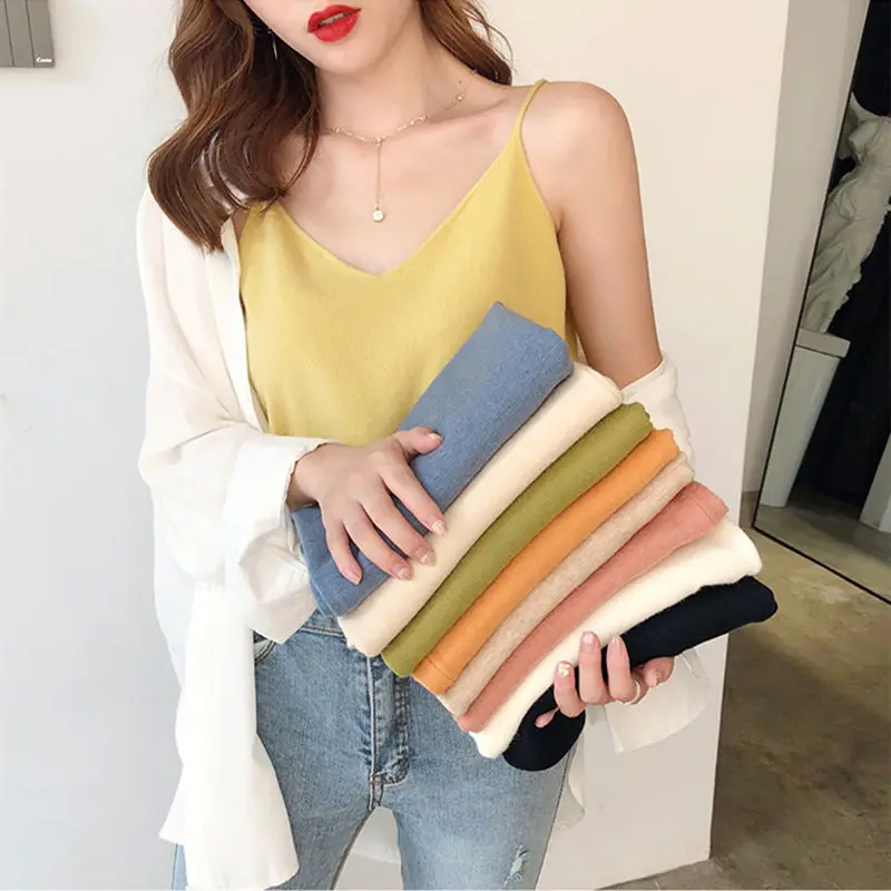 Sexy Women Summer V-Neck Camis Top for Streetwear Halter Sleeveless Backless Solid Color Slim Pullovers Top
Sexy Women Summer V-Neck Camis Top for Streetwear Halter Sleeveless Backless Solid Color Slim Pullovers Top