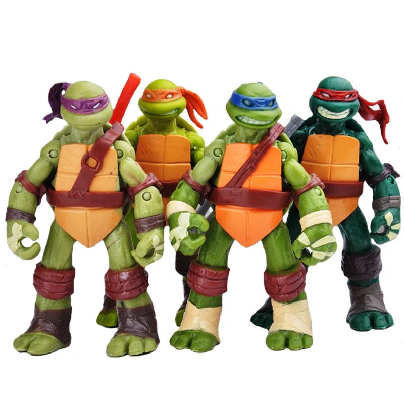 4pcs/set Turtles Action Figure PVC 12cm Collection Model Toys Animation Toys Joint Can Move Japanese Anime Figures Kids Gifts
4pcs/set Turtles Action Figure PVC 12cm Collection Model Toys Animation Toys Joint Can Move Japanese Anime Figures Kids Gifts