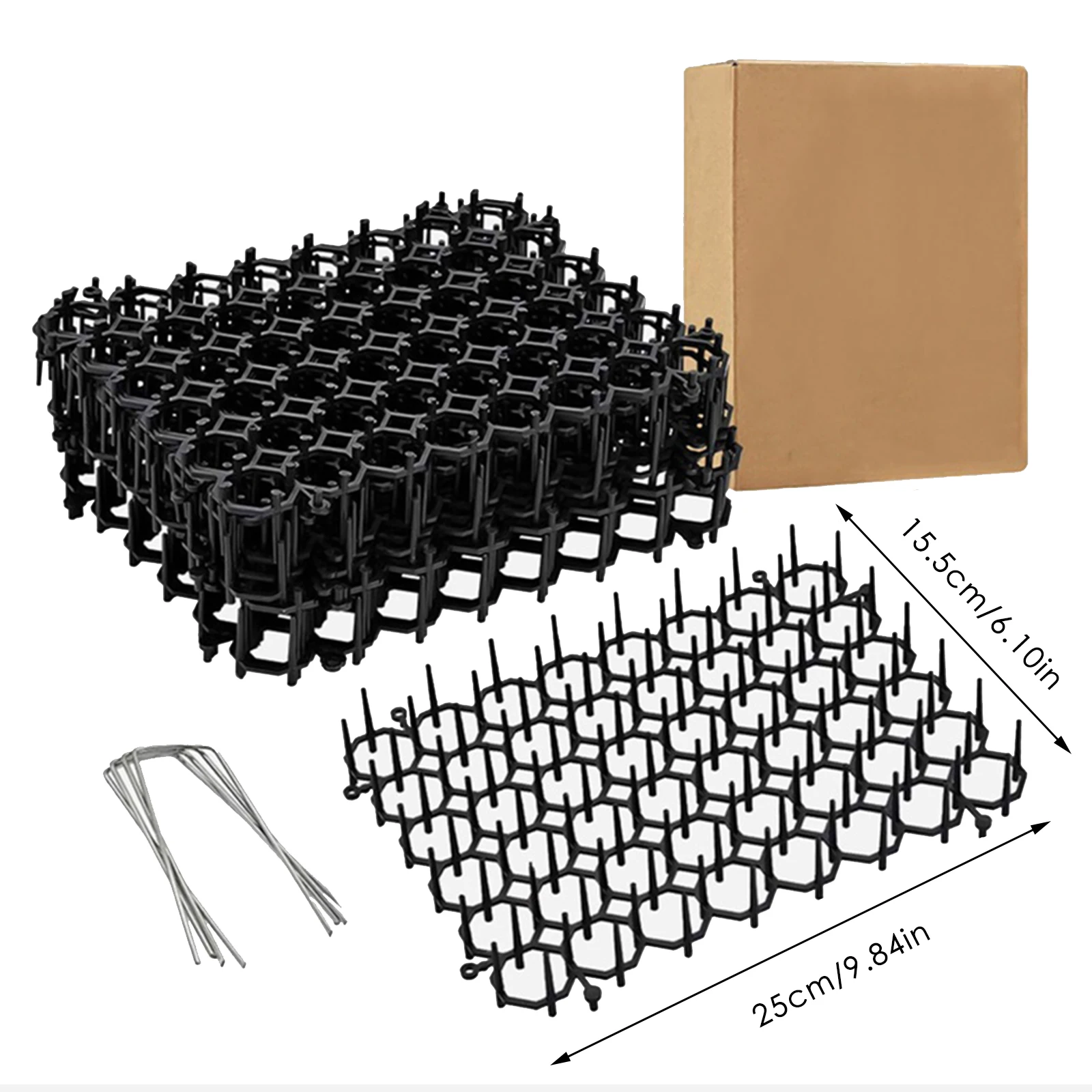12PCS/Set Cat Mats Anti-cat Garden Gatos Dogs Repellent Mat Prickle Strips Keep Cats Away Safe Plastic Garden Netting 15.5*25CM
12PCS/Set Cat Mats Anti-cat Garden Gatos Dogs Repellent Mat Prickle Strips Keep Cats Away Safe Plastic Garden Netting 15.5*25CM