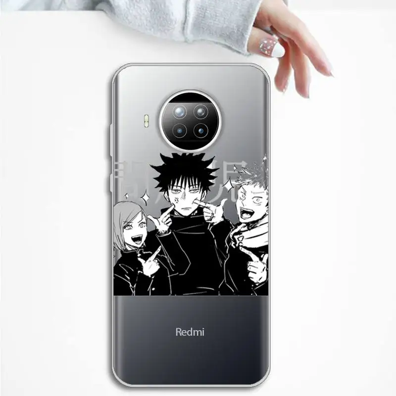 Japanese Anime Jujutsu Kaisen Phone Case Transparent Clear for Xiaomi Redmi note 10 t 8 9 pro lite 11
Japanese Anime Jujutsu Kaisen Phone Case Transparent Clear for Xiaomi Redmi note 10 t 8 9 pro lite 11