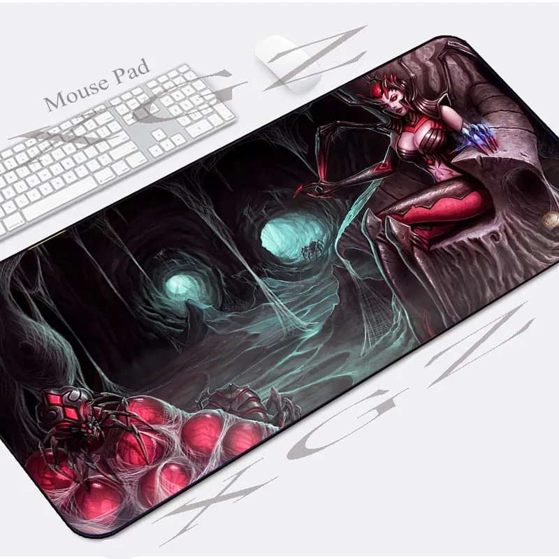 Большой игровой коврик для мыши XGZ на заказ прецизионный черный с застежкой по