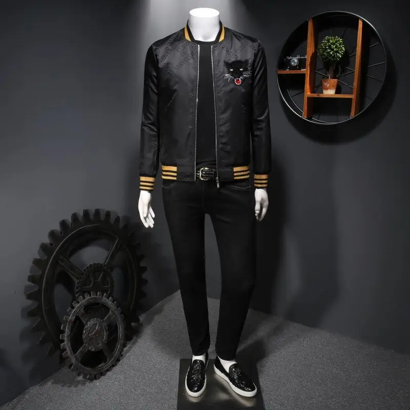 Autumn and winter standing collar Baseball Jacket men's Korean fashion casual top leopard head jacket men's jacket
Autumn and winter standing collar Baseball Jacket men's Korean fashion casual top leopard head jacket men's jacket