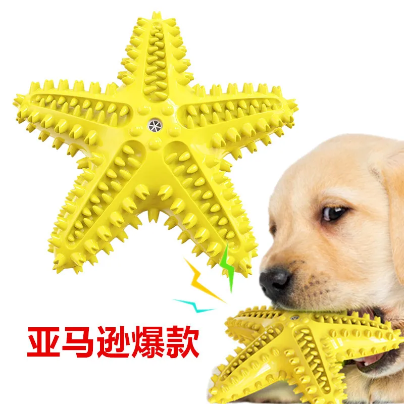 2021 New Sound Starfish Bite-Resistant Wear-Resistant Dog Toy Tooth Cleaning Food Leakage Dog Toothbrush Toy Dog Toy
2021 New Sound Starfish Bite-Resistant Wear-Resistant Dog Toy Tooth Cleaning Food Leakage Dog Toothbrush Toy Dog Toy