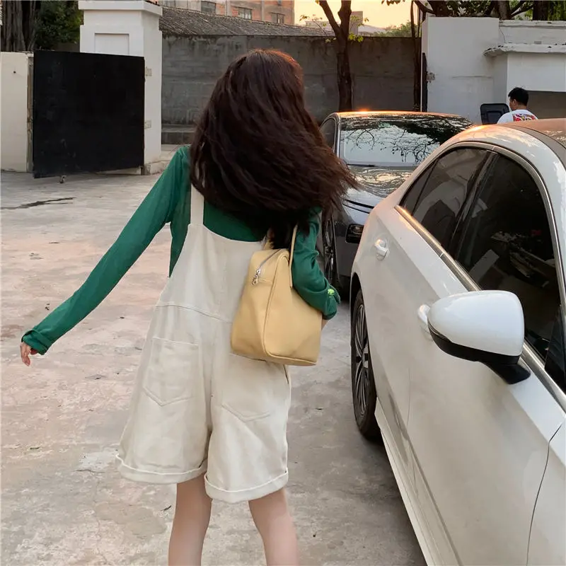 Women Rompers Cargo Playsuits Denim Students Cute Sleeveless Baggy Oversize Wide-leg Korean Style Ulzzang Overalls Chic Leisure
Women Rompers Cargo Playsuits Denim Students Cute Sleeveless Baggy Oversize Wide-leg Korean Style Ulzzang Overalls Chic Leisure