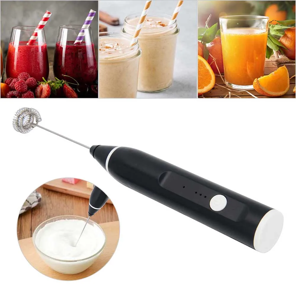 2 in 1 Milk Frother Electric Coffee Mixer Rechargeable Handheld Eggbeater Mix Machine Household Kitchen Egg Beater Whisk Mixer
2 in 1 Milk Frother Electric Coffee Mixer Rechargeable Handheld Eggbeater Mix Machine Household Kitchen Egg Beater Whisk Mixer