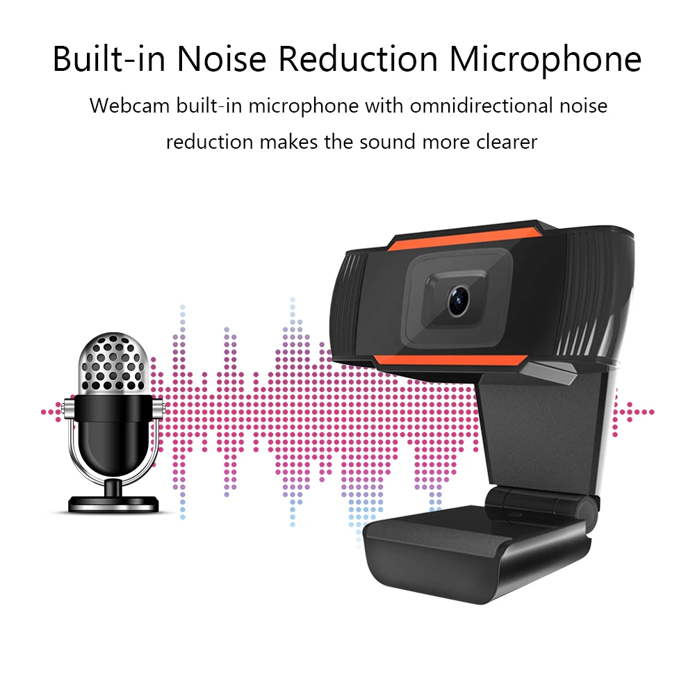 1080P Webcam HD Camera with Built-in HD Microphone USB Video 
1080P Webcam HD Camera with Built-in HD Microphone USB Video