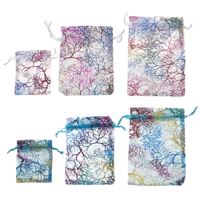 10 Packs Coralline Organza Gift Bags Party Wedding Favor Bags Jewelry Pouches 
10 Packs Coralline Organza Gift Bags Party Wedding Favor Bags Jewelry Pouches