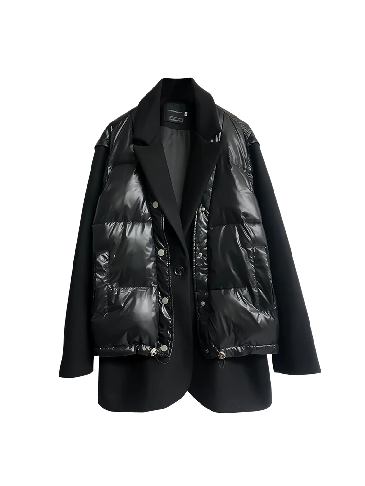 Cotton Jacket Women Short 2021 new Winter plaid fake two-piece cotton-padded jacket ins tide brand Korean small Padded Jacket
Cotton Jacket Women Short 2021 new Winter plaid fake two-piece cotton-padded jacket ins tide brand Korean small Padded Jacket