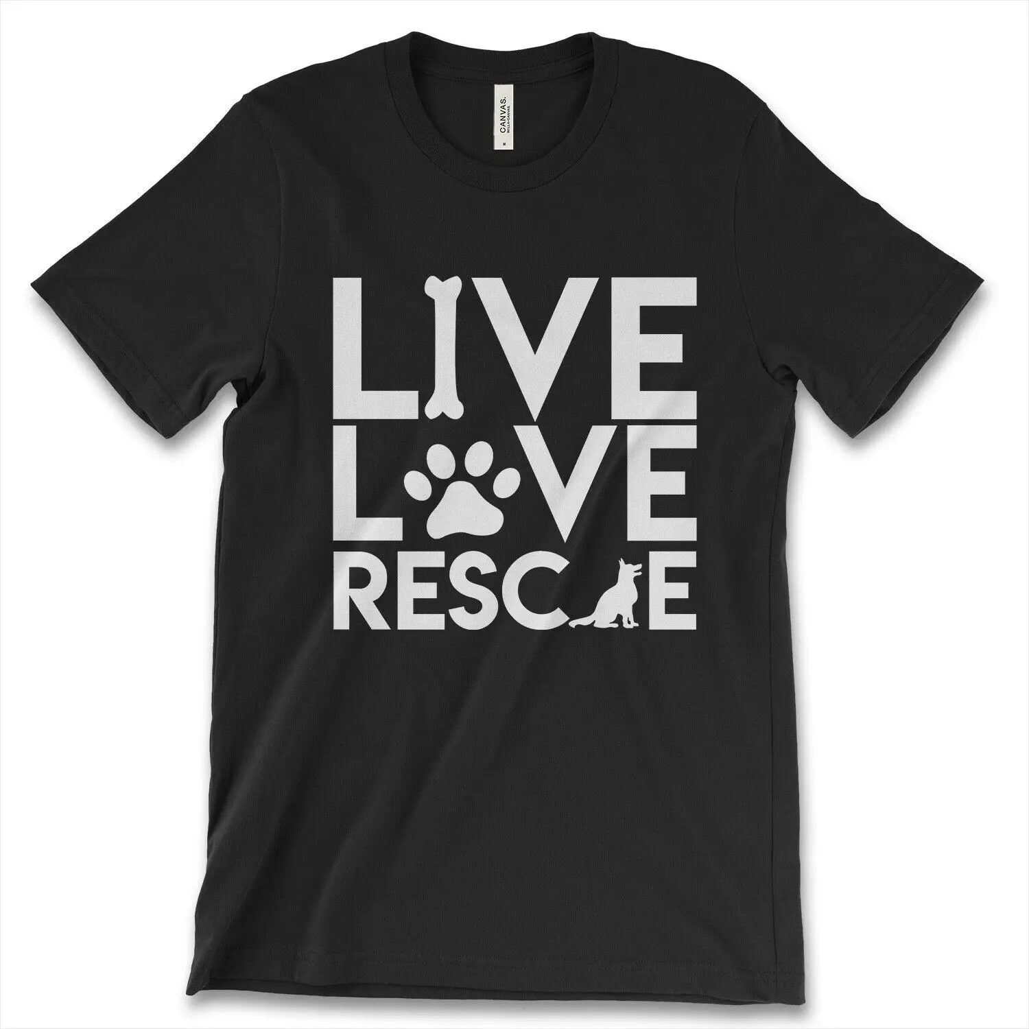 Live Love Rescue Dogs New Men's Shirt Paw Prints Love Animal Don't Kill Top Tees
Live Love Rescue Dogs New Men's Shirt Paw Prints Love Animal Don't Kill Top Tees