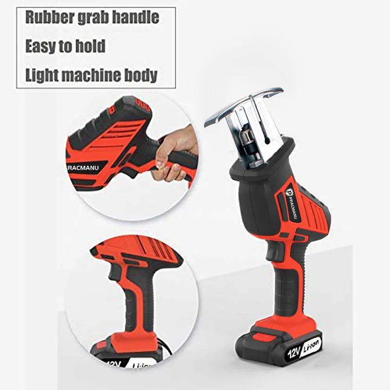 21V Cordless Reciprocating Saw Metal Cutting Wood Tool Adjustable Speed Electric Saw Portable Woodworking Cutters with 2 Battery
21V Cordless Reciprocating Saw Metal Cutting Wood Tool Adjustable Speed Electric Saw Portable Woodworking Cutters with 2 Battery