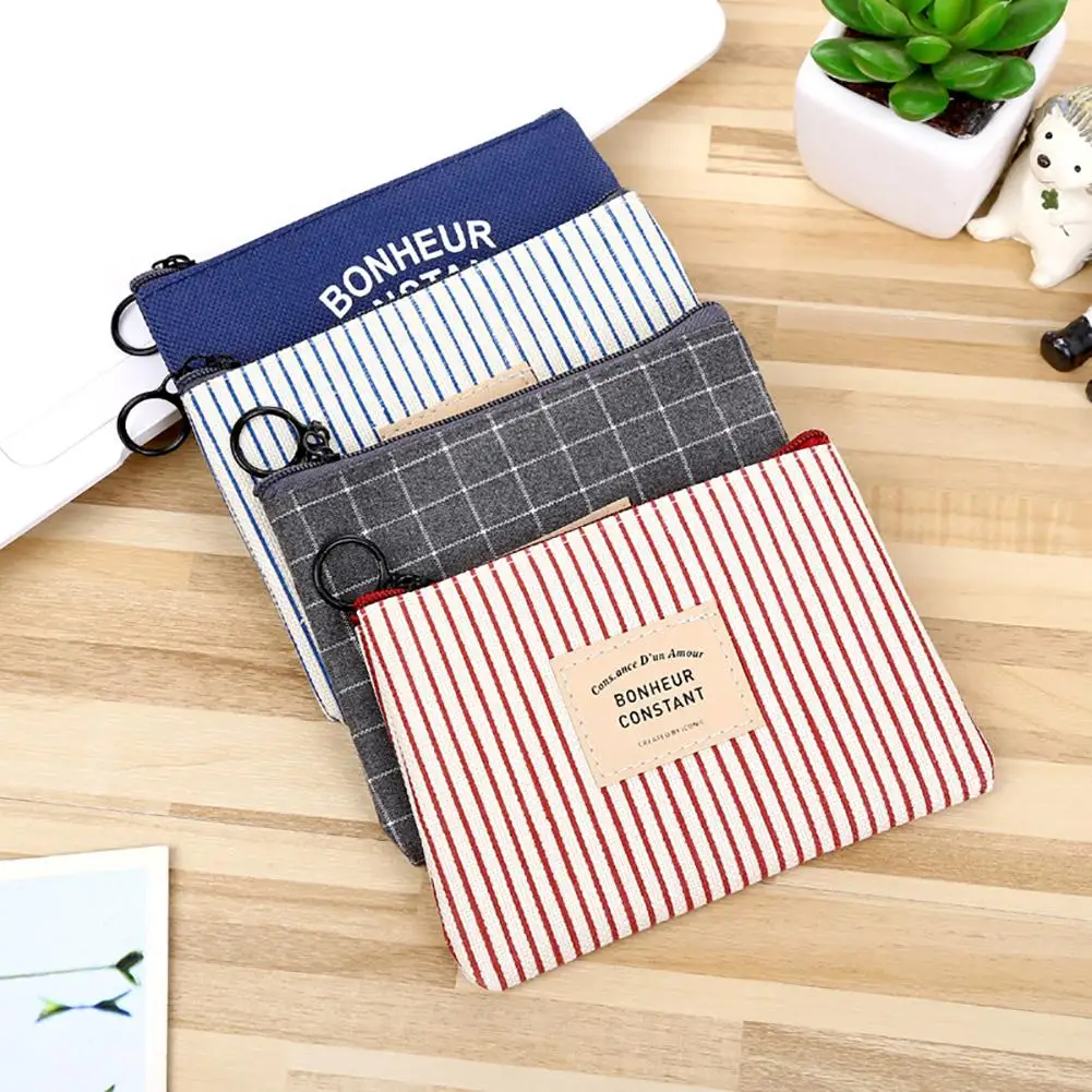 Fashion Canvas Women Coin Purse Mini Wallet Pouch Grid Stripe Storage Bag Card Holder Purse small female wallet coin money
Fashion Canvas Women Coin Purse Mini Wallet Pouch Grid Stripe Storage Bag Card Holder Purse small female wallet coin money