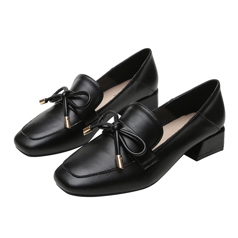 All Melody New Design Loafer Women Spring Shoes Butterfly-Knot Black Pluse Size Slip-on Square Thickness Heel Mujer Botas
All Melody New Design Loafer Women Spring Shoes Butterfly-Knot Black Pluse Size Slip-on Square Thickness Heel Mujer Botas