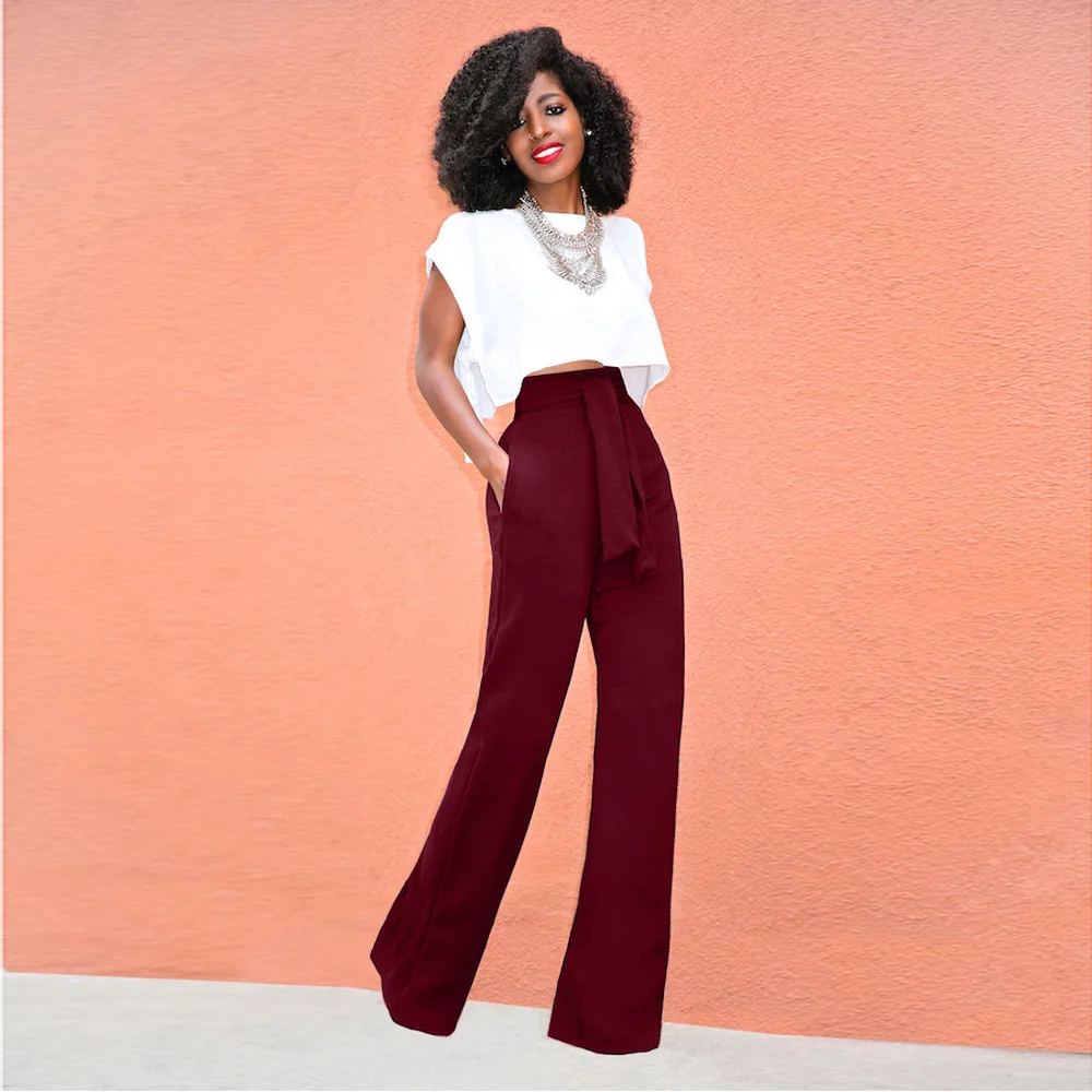 2021 Summer New Women's Clothing Fashion Casual Flared Wide Leg Trousers Six Colors
2021 Summer New Women's Clothing Fashion Casual Flared Wide Leg Trousers Six Colors