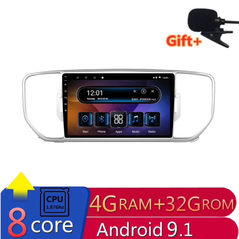 Фото 9 &quot4G RAM 8 ядер Android автомобильный DVD GPS навигация для KIA Sportage 3 4 2016 - купить