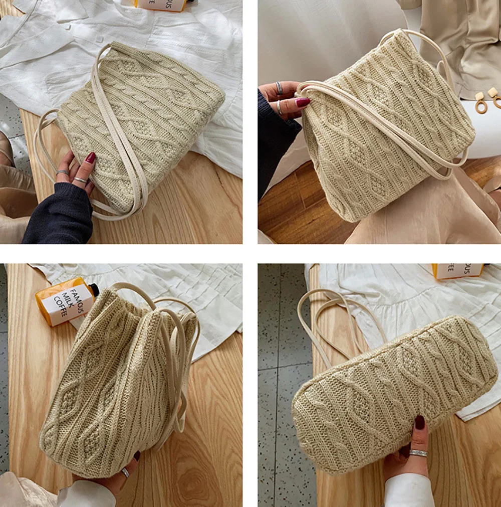 ANOKHOGI Fashion Woven Big Capacity Pure Color Female Shoulder Bag Collage Style All-match Handbag ZX75
ANOKHOGI Fashion Woven Big Capacity Pure Color Female Shoulder Bag Collage Style All-match Handbag ZX75