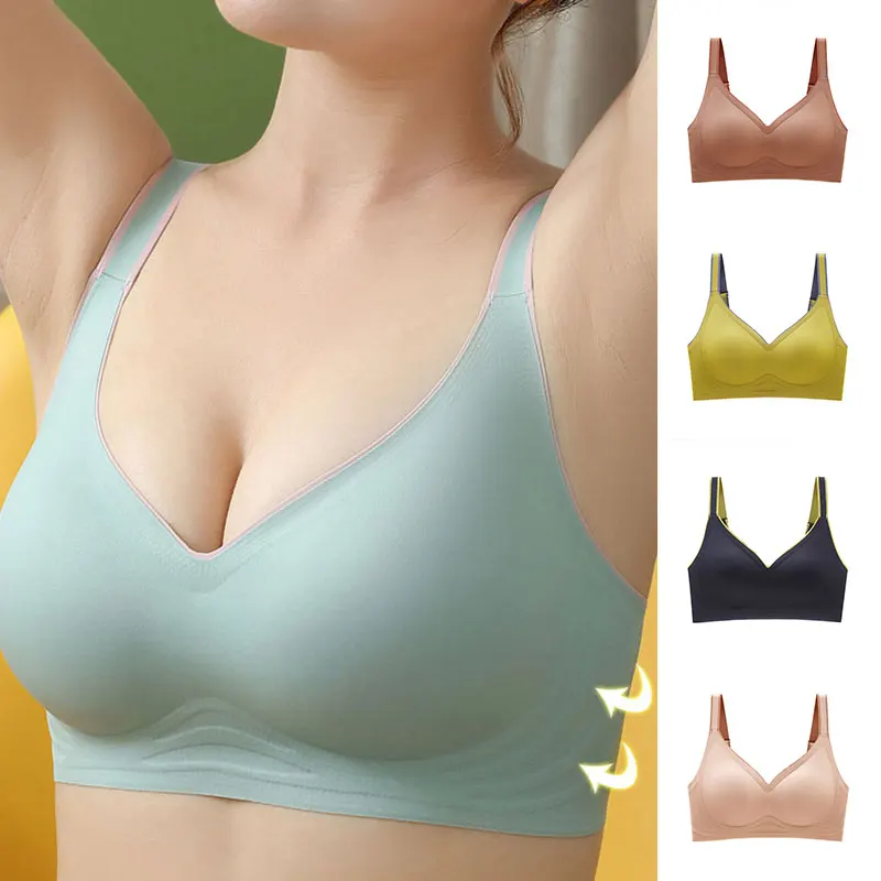 Women Beautiful No Steel Rims Lingerie Solid Color Latex Comfortable Sexy Bra Anti-skipping Bralette Breathable Tank Top
Women Beautiful No Steel Rims Lingerie Solid Color Latex Comfortable Sexy Bra Anti-skipping Bralette Breathable Tank Top