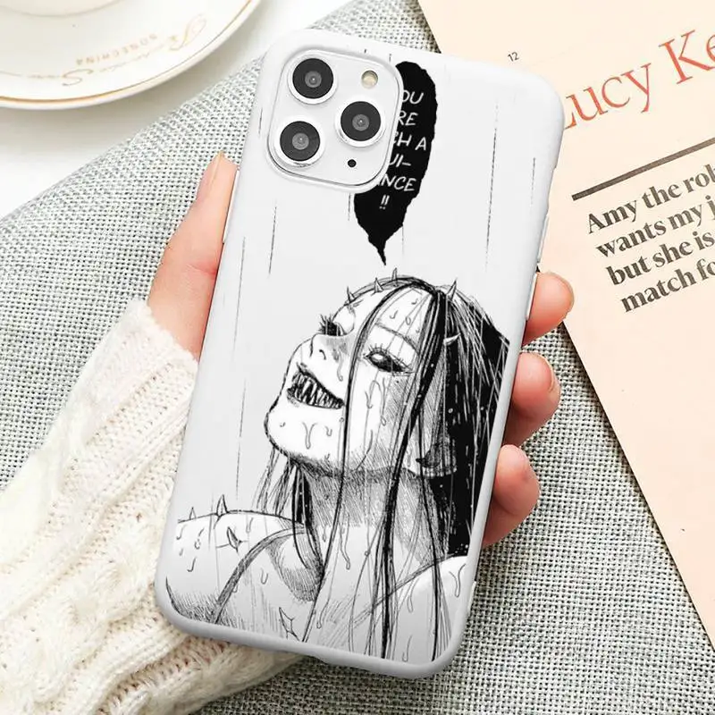 Junji Ito Tees Horror Anime Phone Case Candy Color for iPhone 6 6S 7 8 11 12 XS X SE 2020 XR mini pro Plus MAX funda
Junji Ito Tees Horror Anime Phone Case Candy Color for iPhone 6 6S 7 8 11 12 XS X SE 2020 XR mini pro Plus MAX funda