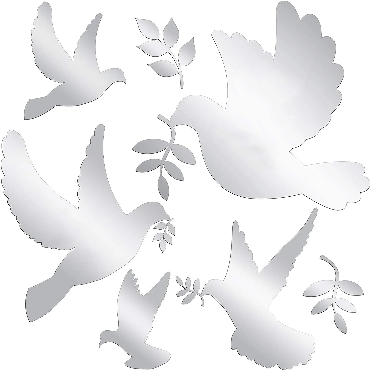 Birds Sticker Wedding Decor Acrylic Mirror Sticker Kid's Room DIY Accessory Party Guest Gifts
Birds Sticker Wedding Decor Acrylic Mirror Sticker Kid's Room DIY Accessory Party Guest Gifts