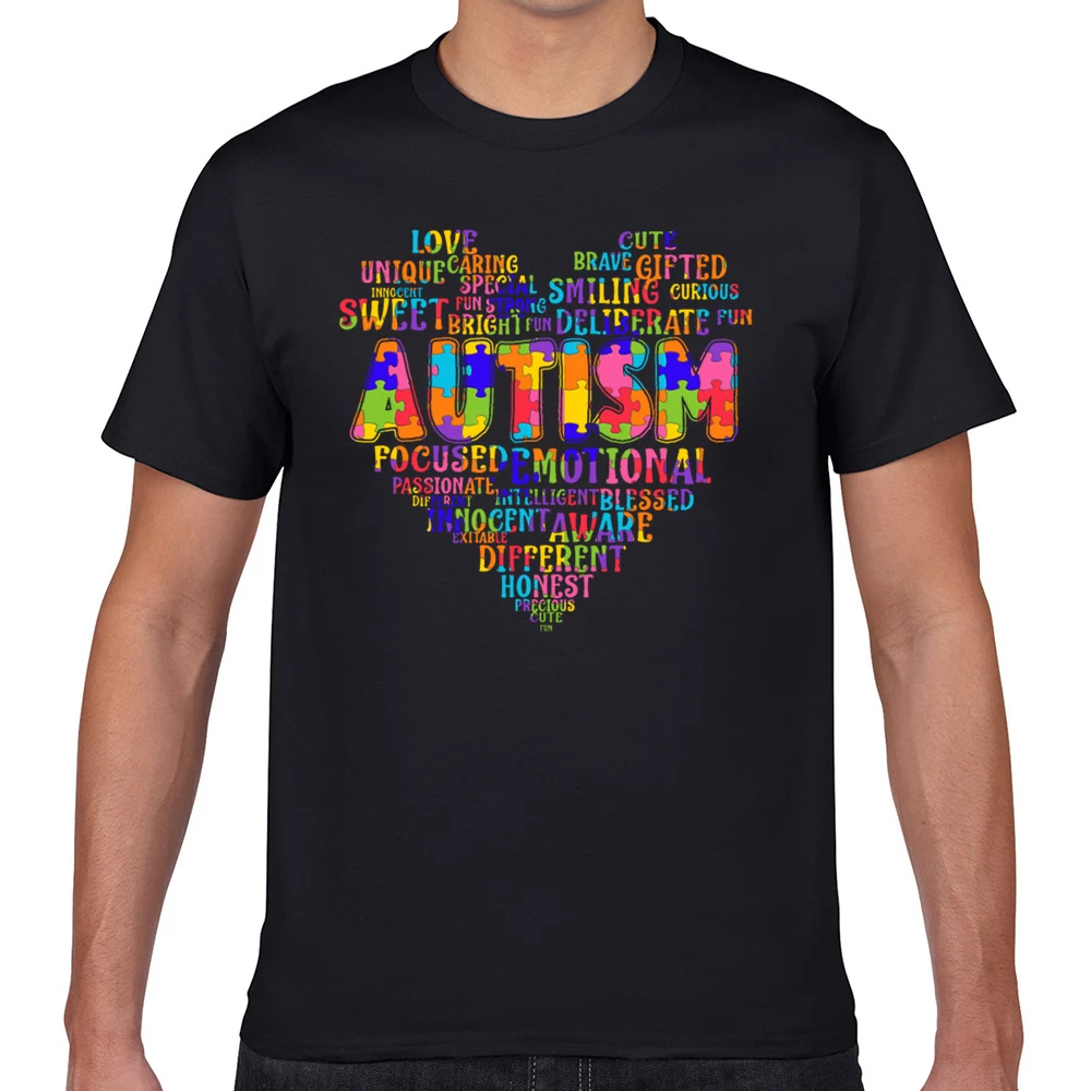 Tops T Shirt Men autism awareness s 2019 autism heart autism Vogue Vintage Geek Short Male Tshirt fa001
Tops T Shirt Men autism awareness s 2019 autism heart autism Vogue Vintage Geek Short Male Tshirt fa001