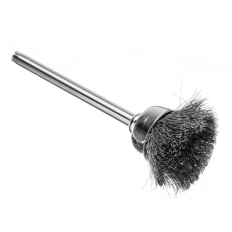 3mm Shank Stainless Steel Wire Brush Polishing Wheel With Rod Derusting Cleaning Brush For Rotary Tool
3mm Shank Stainless Steel Wire Brush Polishing Wheel With Rod Derusting Cleaning Brush For Rotary Tool