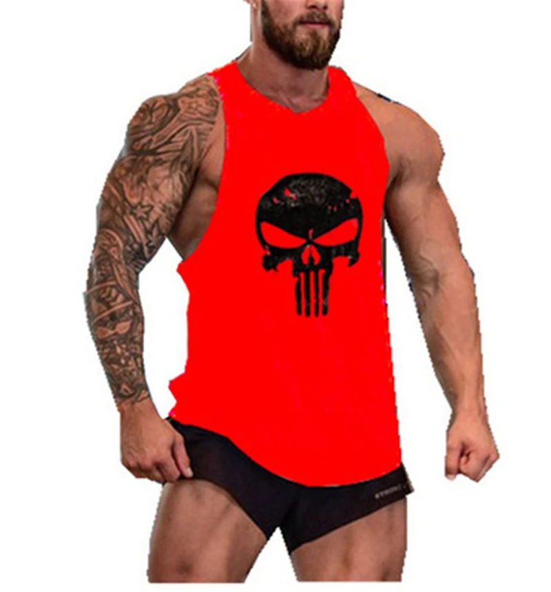 2021 Summer cotton gym Fitness Men Tank Top Mens Bodybuilding Running vest printing sports Tank Top Sleeveless Shirt men
2021 Summer cotton gym Fitness Men Tank Top Mens Bodybuilding Running vest printing sports Tank Top Sleeveless Shirt men