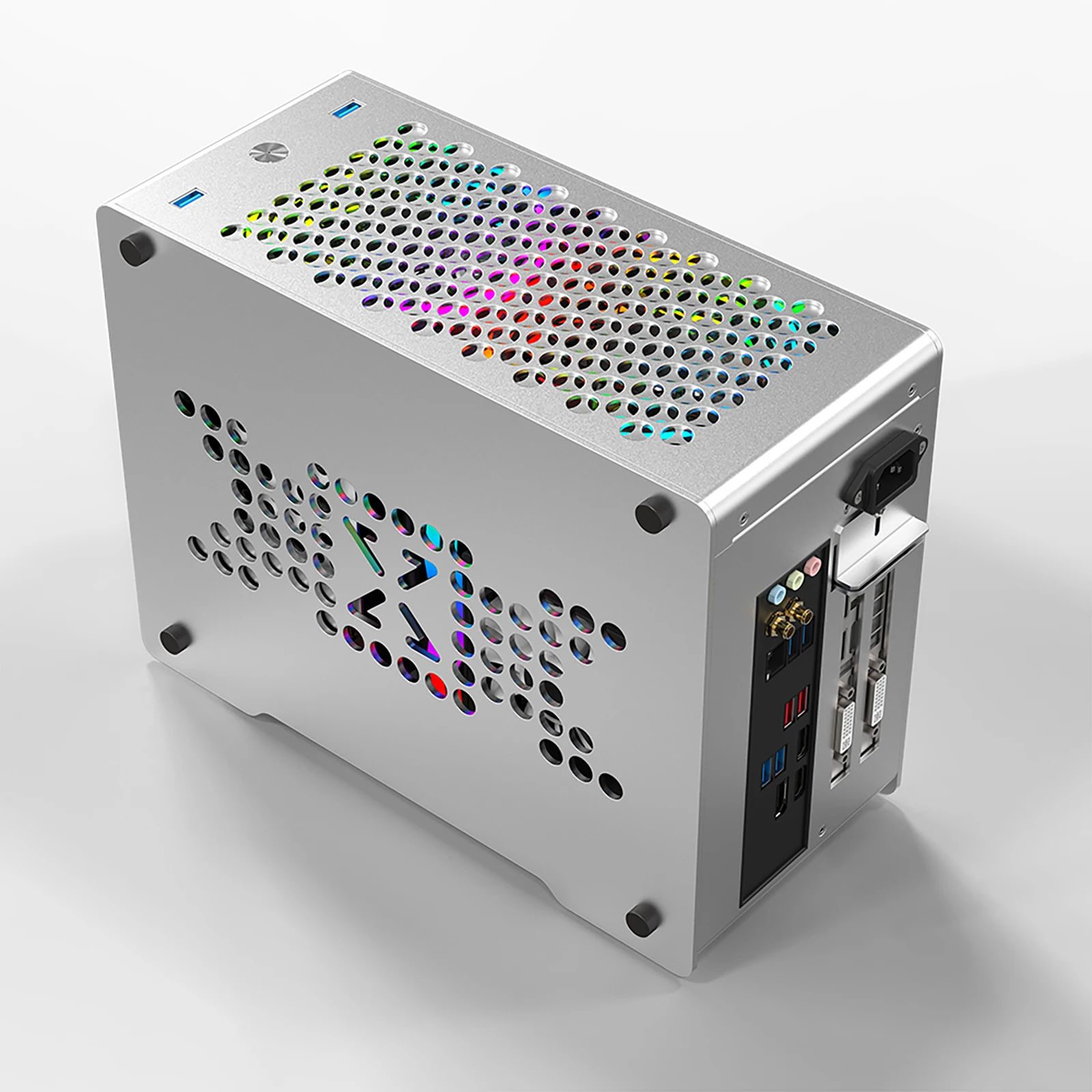 Чехол ZZAW Braveman B1 ITX для настольного ПК SFX/SFX-L, миниатюрный портативный корпус из алюминиевого сплава для игр и дома
Чехол ZZAW Braveman B1 ITX для настольного ПК SFX/SFX-L, миниатюрный портативный корпус из алюминиевого сплава для игр и дома