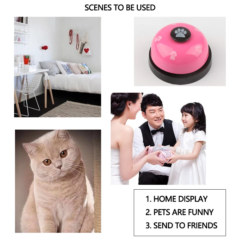 Bell dog training dog trainer items chuan cai order dog ba tailg hand bell Cat Dog Toys Pet Clang bell 
Bell dog training dog trainer items chuan cai order dog ba tailg hand bell Cat Dog Toys Pet Clang bell