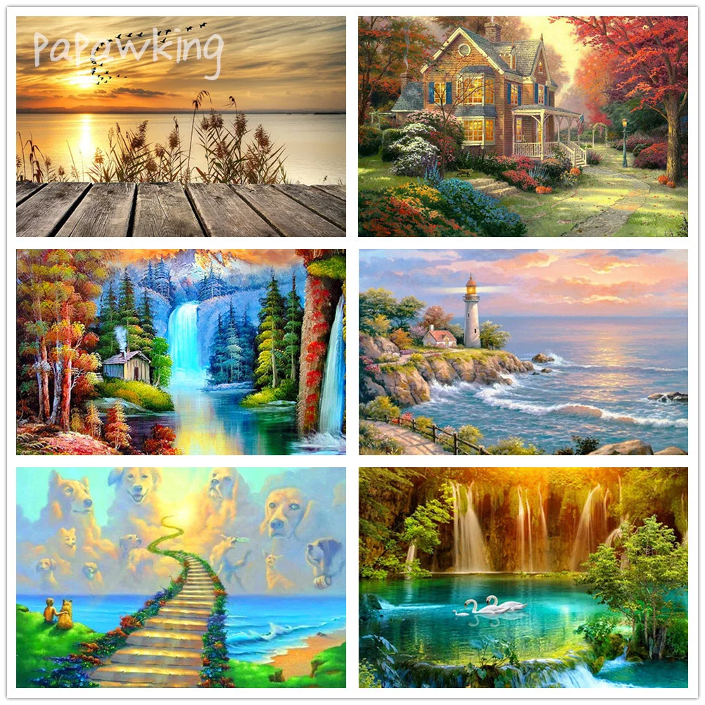 Diy Scenery Diamond Painting Full Diamond Lanscape Diamond Cross Stitch Art Rhinestone Embroidery Mosaic Home Wall Decor
Diy Scenery Diamond Painting Full Diamond Lanscape Diamond Cross Stitch Art Rhinestone Embroidery Mosaic Home Wall Decor
