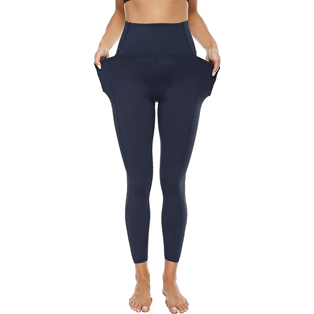 Women's Tight Elastic Quick Dry Solid Color Pocket Capris Seamless Yoga Pants Seamless Leggings Fitness Clothing#G
Women's Tight Elastic Quick Dry Solid Color Pocket Capris Seamless Yoga Pants Seamless Leggings Fitness Clothing#G