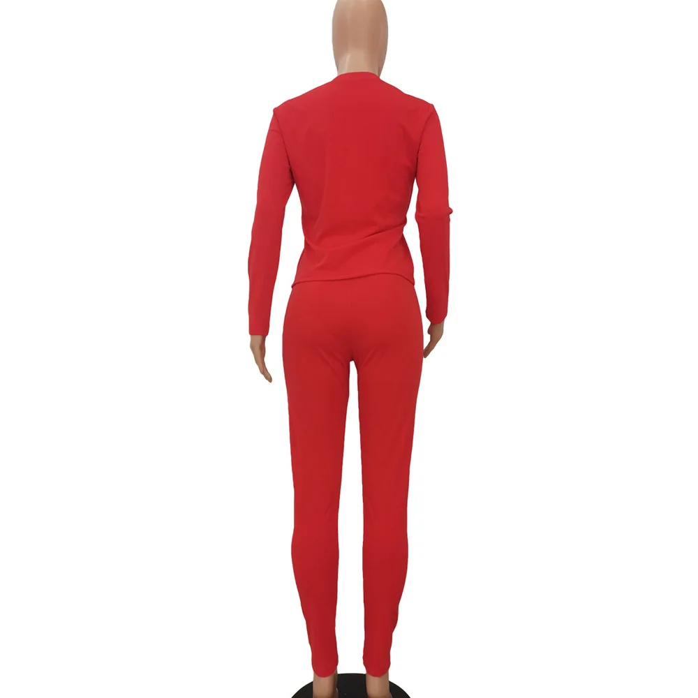 Active Wear Letter Print Fitness Tracksuit Women's Sets Long Sleeve Bandage T-shirt and Skinny Pencil Legging Lounge Wear Outfit
Active Wear Letter Print Fitness Tracksuit Women's Sets Long Sleeve Bandage T-shirt and Skinny Pencil Legging Lounge Wear Outfit
