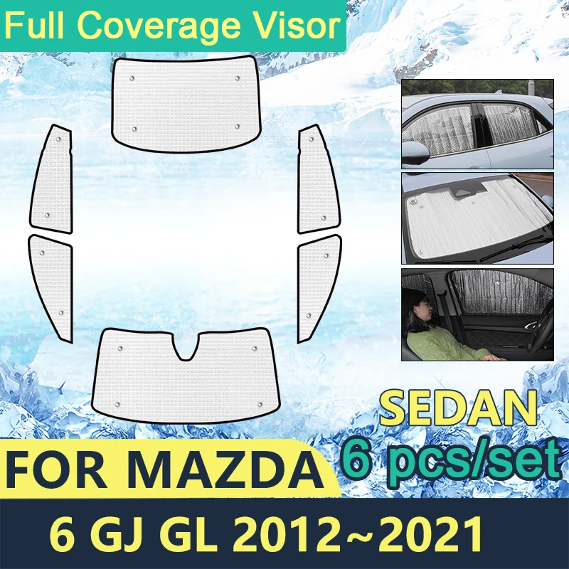 Full Cover Sunshades For Mazda 6 GJ GL 2012 2013 2014 2015 2016 2017 2018 2019 2020 2021 Car Windshields Accessories Visor Sun
Full Cover Sunshades For Mazda 6 GJ GL 2012 2013 2014 2015 2016 2017 2018 2019 2020 2021 Car Windshields Accessories Visor Sun