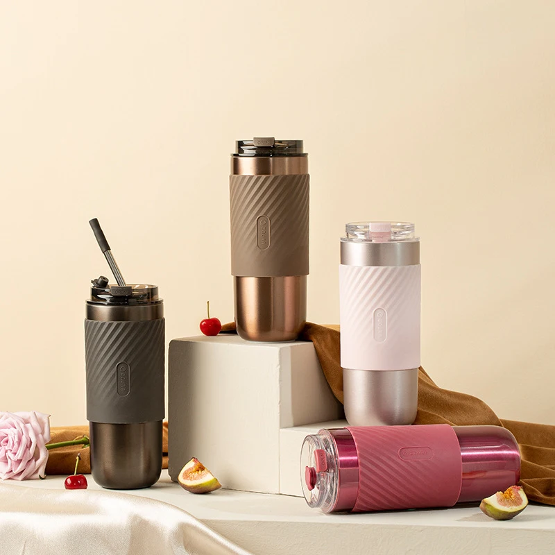 Premium Travel Coffee Mug Stainless Steel Thermos Tumbler Cups Portable Summer Water Cup With Non-slip Case Vacuum Flask
Premium Travel Coffee Mug Stainless Steel Thermos Tumbler Cups Portable Summer Water Cup With Non-slip Case Vacuum Flask