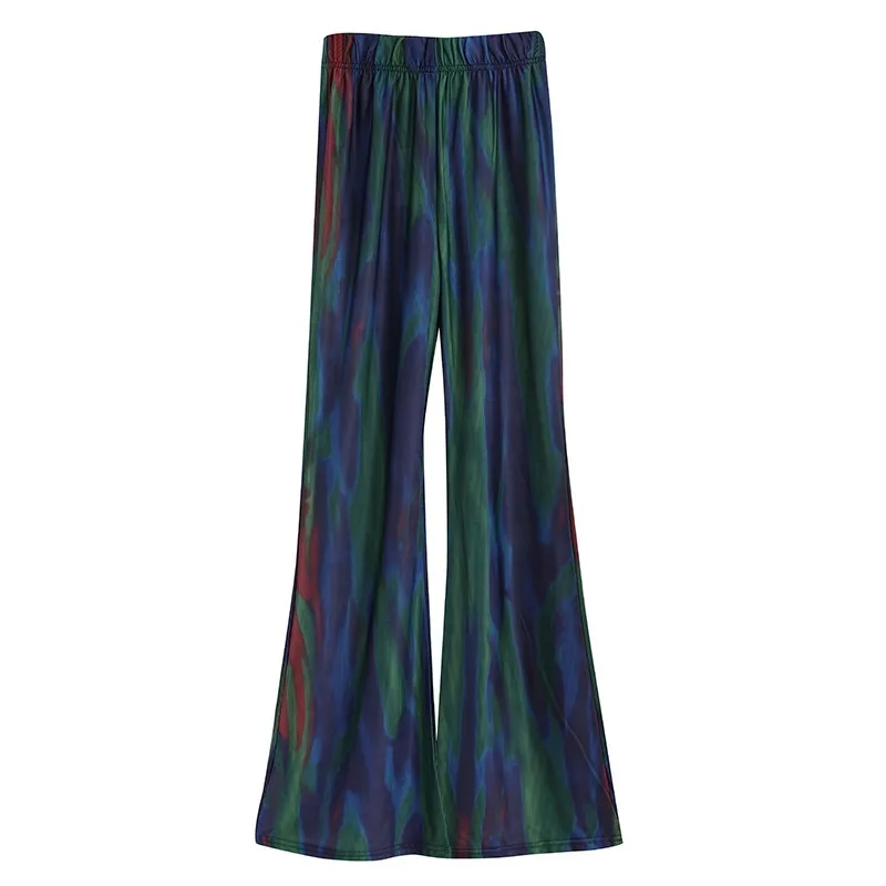 Elastic High Waist Long Flare Pant Bell Bottom Korean Summer Tie Dye Dark Contrast Print Sexy Slim Harajuku Streetwear Trousers
Elastic High Waist Long Flare Pant Bell Bottom Korean Summer Tie Dye Dark Contrast Print Sexy Slim Harajuku Streetwear Trousers