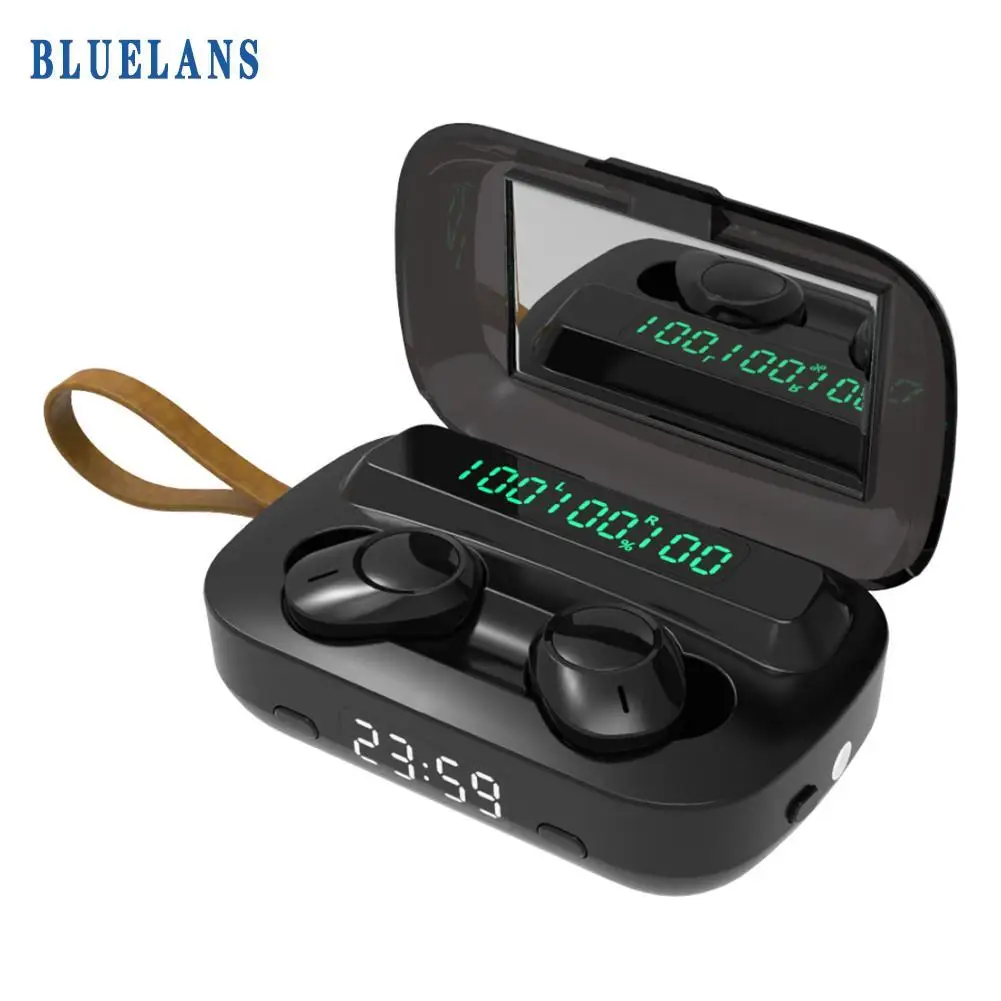 2000mAh Wireless Bluetooth Headphone LED Flashlight Makeup Mirror Sport Headset TWS Silicone Earbuds Earphone for All Phone
2000mAh Wireless Bluetooth Headphone LED Flashlight Makeup Mirror Sport Headset TWS Silicone Earbuds Earphone for All Phone