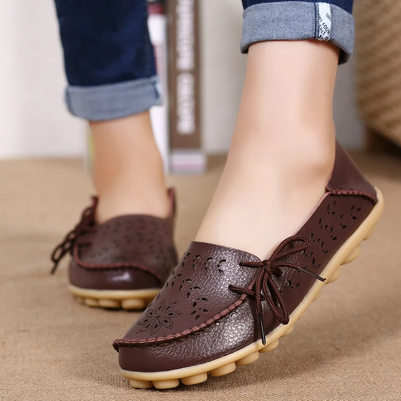Women's Casual Shoes Genuine Leather Woman Loafers Slip-On Female Flats Moccasins Ladies Driving Shoe Cut-Outs Mother Footwear
Women's Casual Shoes Genuine Leather Woman Loafers Slip-On Female Flats Moccasins Ladies Driving Shoe Cut-Outs Mother Footwear