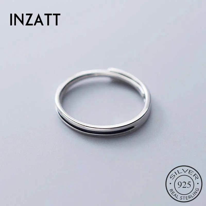INZATT Настоящее серебро 925 пробы Геометрическая линия регулируемое кольцо для модных женщин вечерние минималистичные ювелирные изделия панк...
INZATT Настоящее серебро 925 пробы Геометрическая линия регулируемое кольцо для модных женщин вечерние минималистичные ювелирные изделия панк...