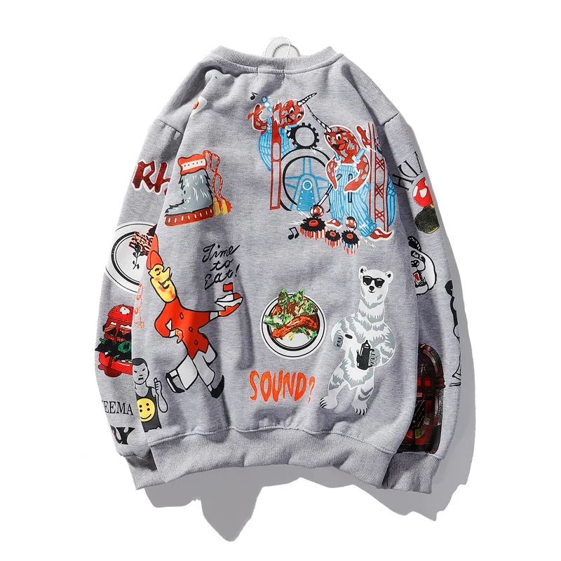 European and American fashion brand men's smiley face printing personality men and women the same hip-hop long-sleeved T-shirt
European and American fashion brand men's smiley face printing personality men and women the same hip-hop long-sleeved T-shirt