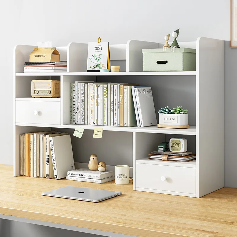 Bookshelf Desktop Simple Bedroom Office Desk Small Multi-layer Shelf Living Room Desk Storage Shelf Bookcase
Bookshelf Desktop Simple Bedroom Office Desk Small Multi-layer Shelf Living Room Desk Storage Shelf Bookcase