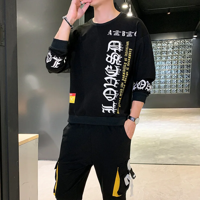 New 2021 Men's Suit Fashion Sportswear Suit Men's Gym Pullover + Pants Suit Casual Sportswear Men's Brand Clothing M-3XL
New 2021 Men's Suit Fashion Sportswear Suit Men's Gym Pullover + Pants Suit Casual Sportswear Men's Brand Clothing M-3XL