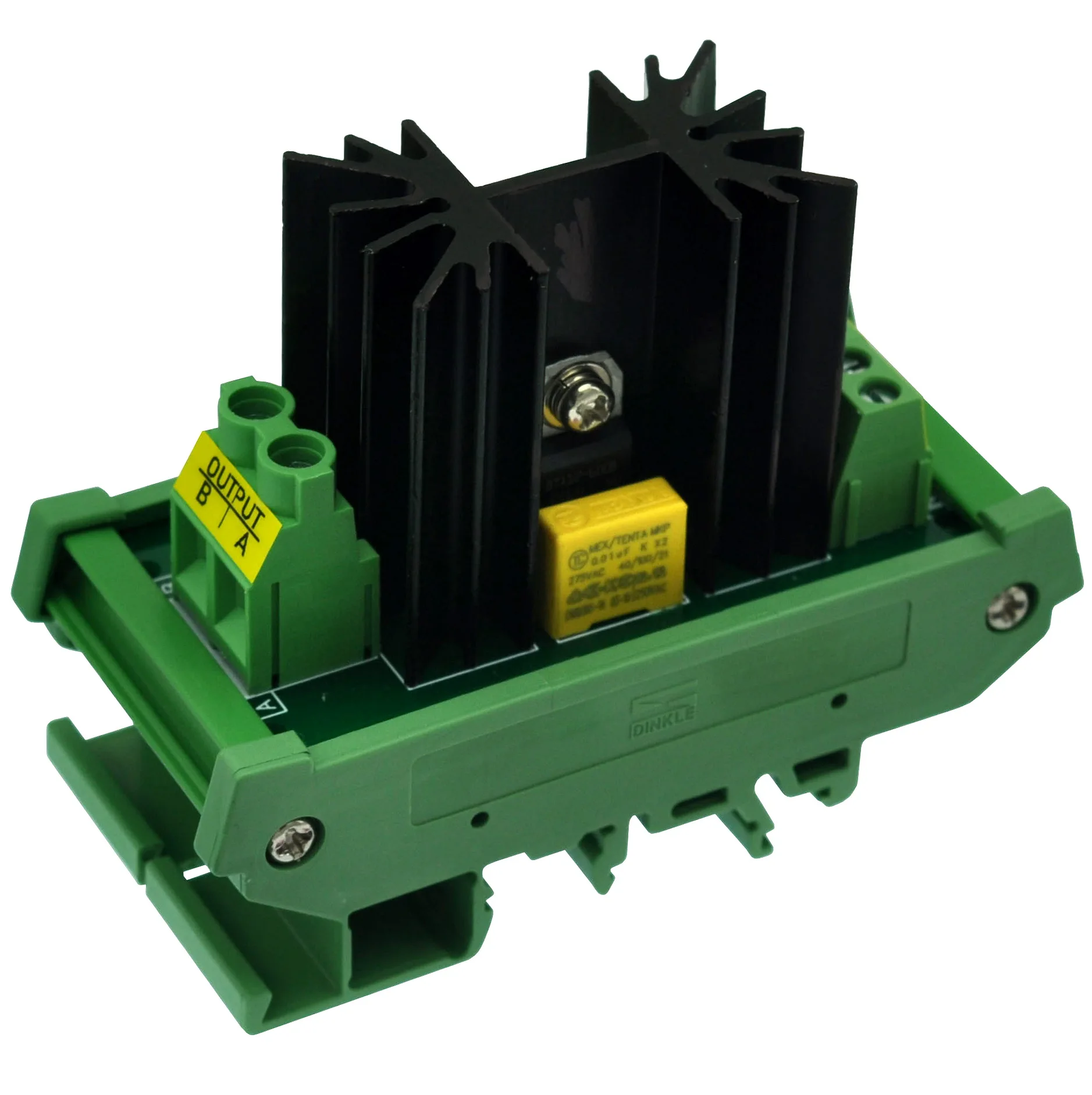 CZH-LABS DIN рейка крепление 12 ампер твердотельные реле SSR модуль в 4 ~ 32VDC 100 240VAC. (1 канал)
