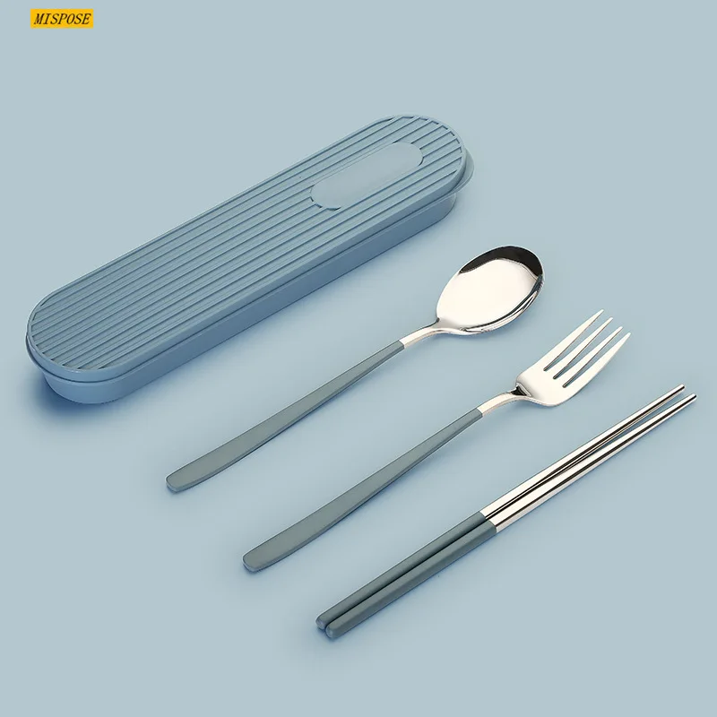 3Pcs Set of Chopsticks Spoons Portable 304 Stainless Steel Tableware Fork with Storage Case Western Dinner Tools
3Pcs Set of Chopsticks Spoons Portable 304 Stainless Steel Tableware Fork with Storage Case Western Dinner Tools