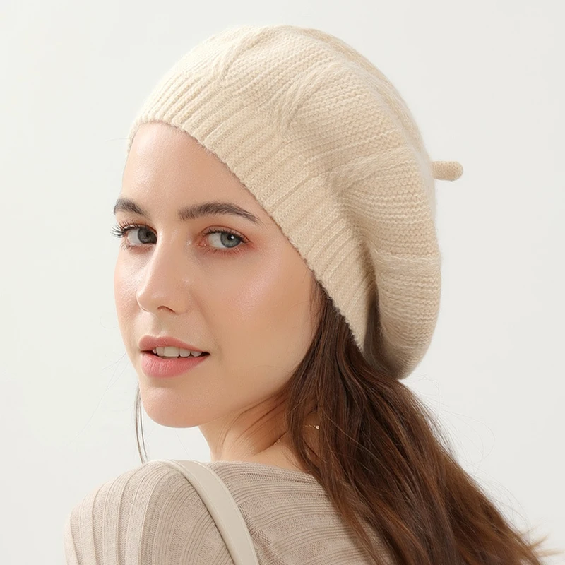 New autumn and winter rabbit fur hat women outdoor cold and warm beret ins wild wool knitted hat
New autumn and winter rabbit fur hat women outdoor cold and warm beret ins wild wool knitted hat