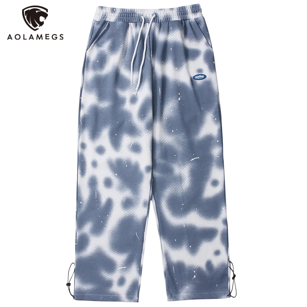 Aolamegs Sweatpant Men Tie Dye Adjustable Leg Opening Trouser Drawstring Baggy Cozy Hipster Harem Pants College Style Streetwear
Aolamegs Sweatpant Men Tie Dye Adjustable Leg Opening Trouser Drawstring Baggy Cozy Hipster Harem Pants College Style Streetwear