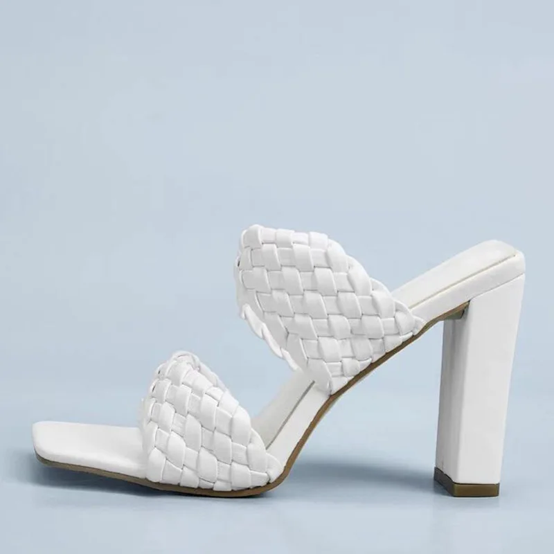 QIWN Women's Shoes 2021 High Heels Special Design with Cool Slippers Hand Woven Sandals
QIWN Women's Shoes 2021 High Heels Special Design with Cool Slippers Hand Woven Sandals